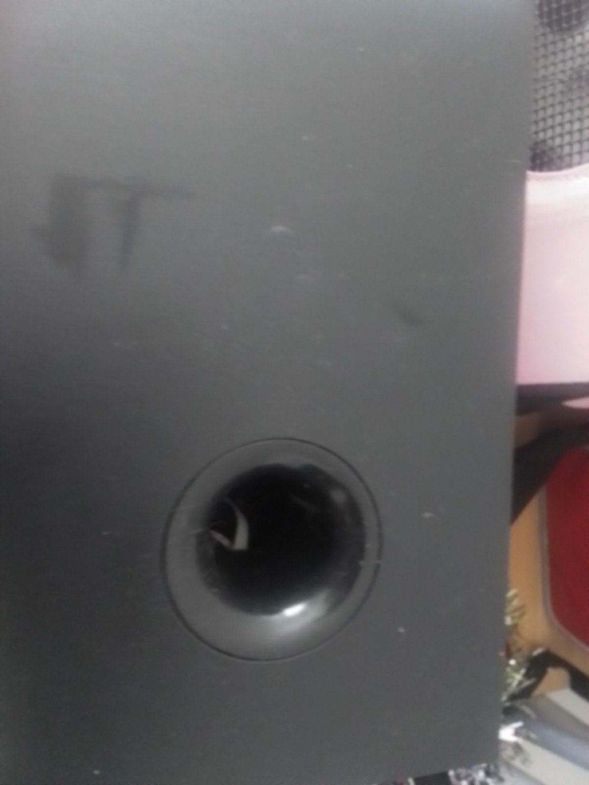 Subwoofer met audio input/output kleur. blauw met zwart, Overige merken, Subwoofer, Ophalen of Verzenden, Minder dan 60 watt