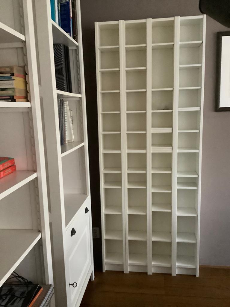 Witte CD en DVD kasten, Ophalen, Gebruikt, Hout, Cd's of Dvd's