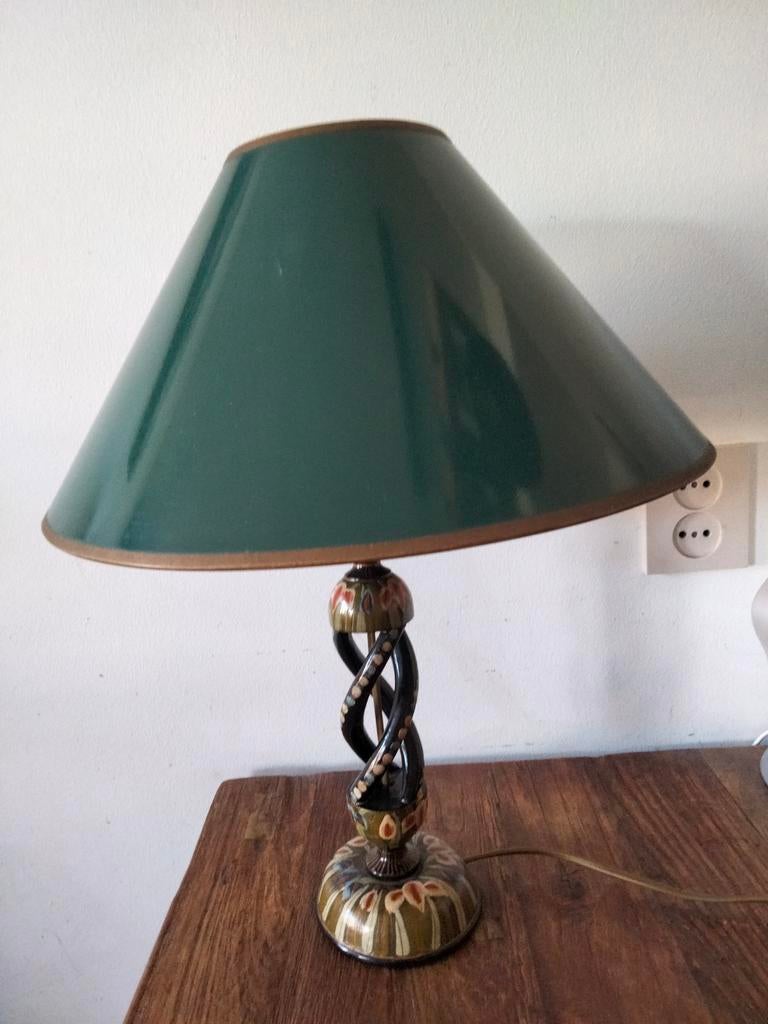 Vintage Kashmiri tafellamp, Huis en Inrichting, Ophalen, Minder dan 50 cm