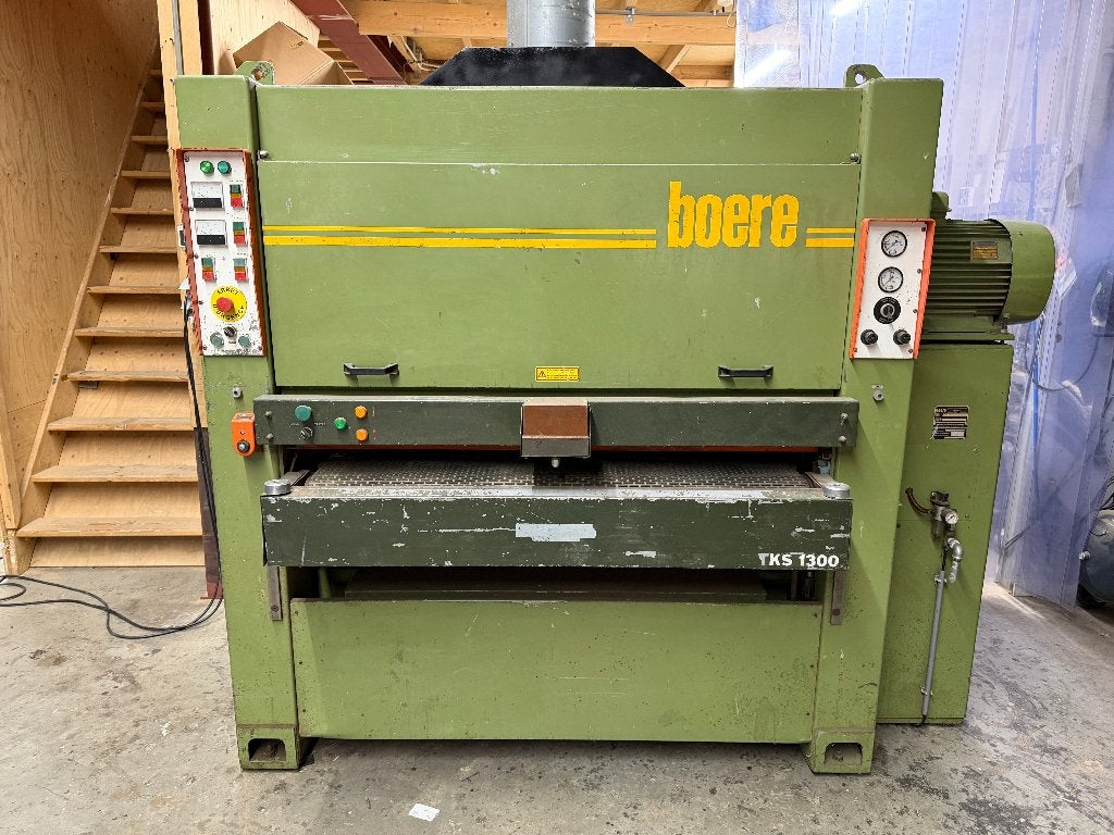 Boere TKS 1300 breedbandschuurmachine / kalibreermachine, Ophalen