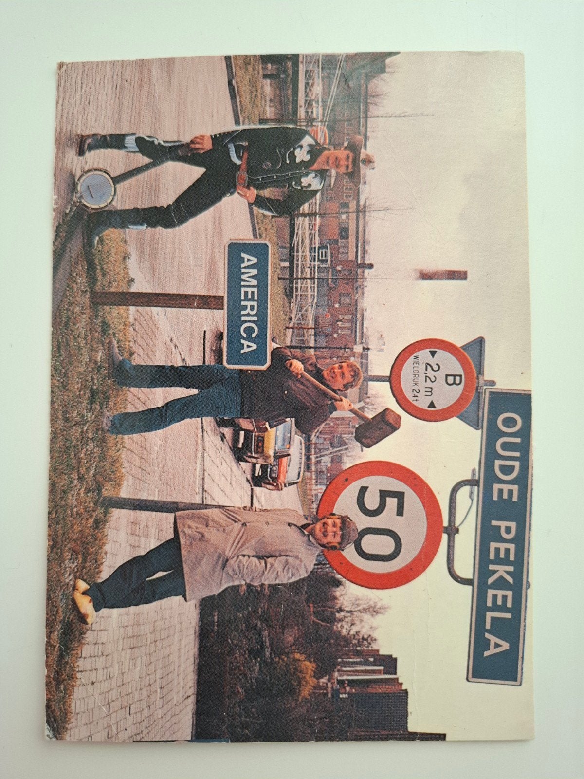 Dutch Boys gesigneerd Oude Pekela fankaart, Ophalen of Verzenden, Zo goed als nieuw, Foto of Kaart, Gesigneerd