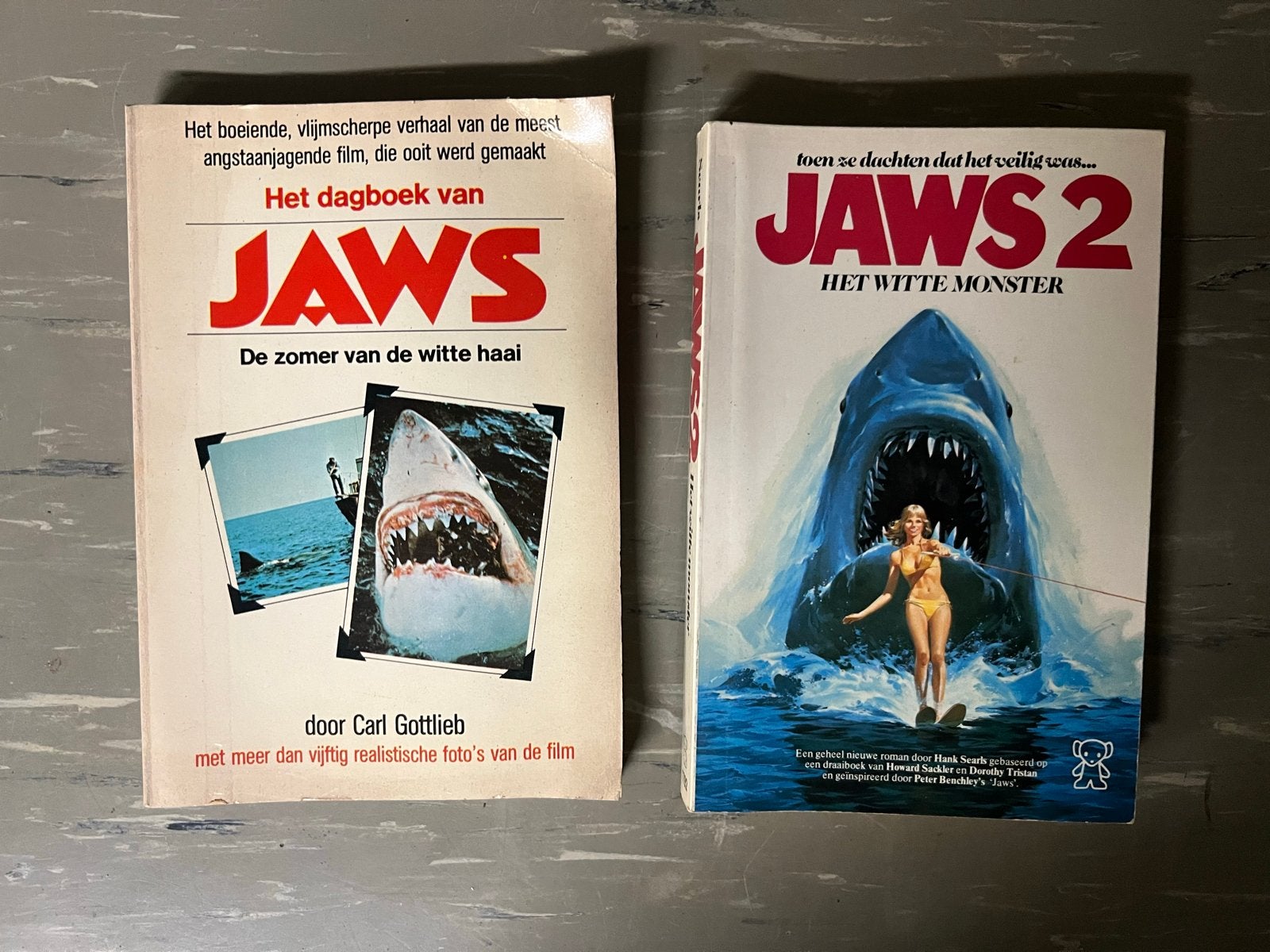 Jaws & Jaws 2 Boeken - Het Dagboek van Jaws & Het Witte Mons, Ophalen of Verzenden, Gelezen, Amerika