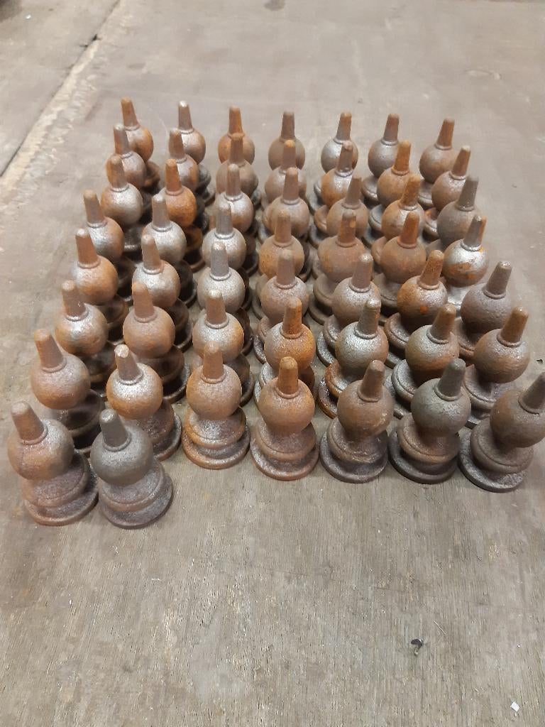 paalkoppen, Ophalen, Nieuw, IJzer, Sierhekwerk