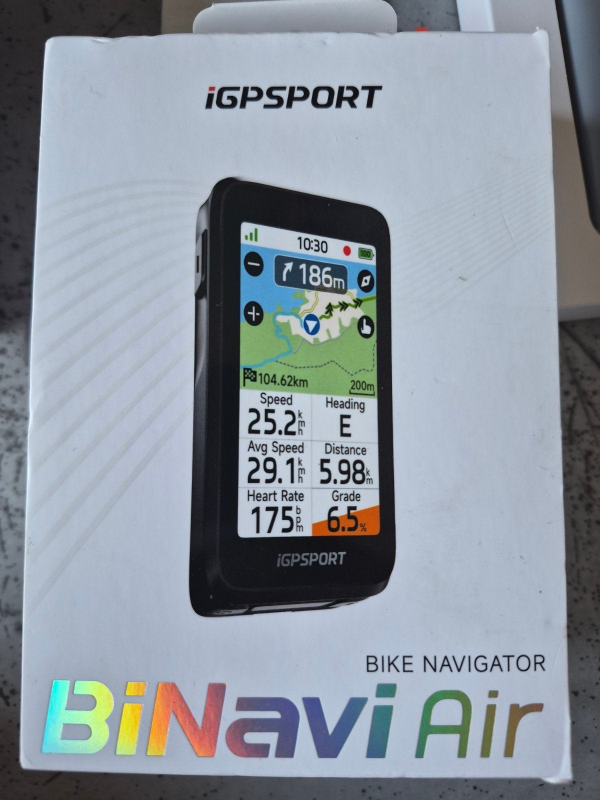 Nieuwe iGPSPORT BiNavi Air Fietscomputer met GPS, Ophalen of Verzenden, Waterdicht, Nieuw