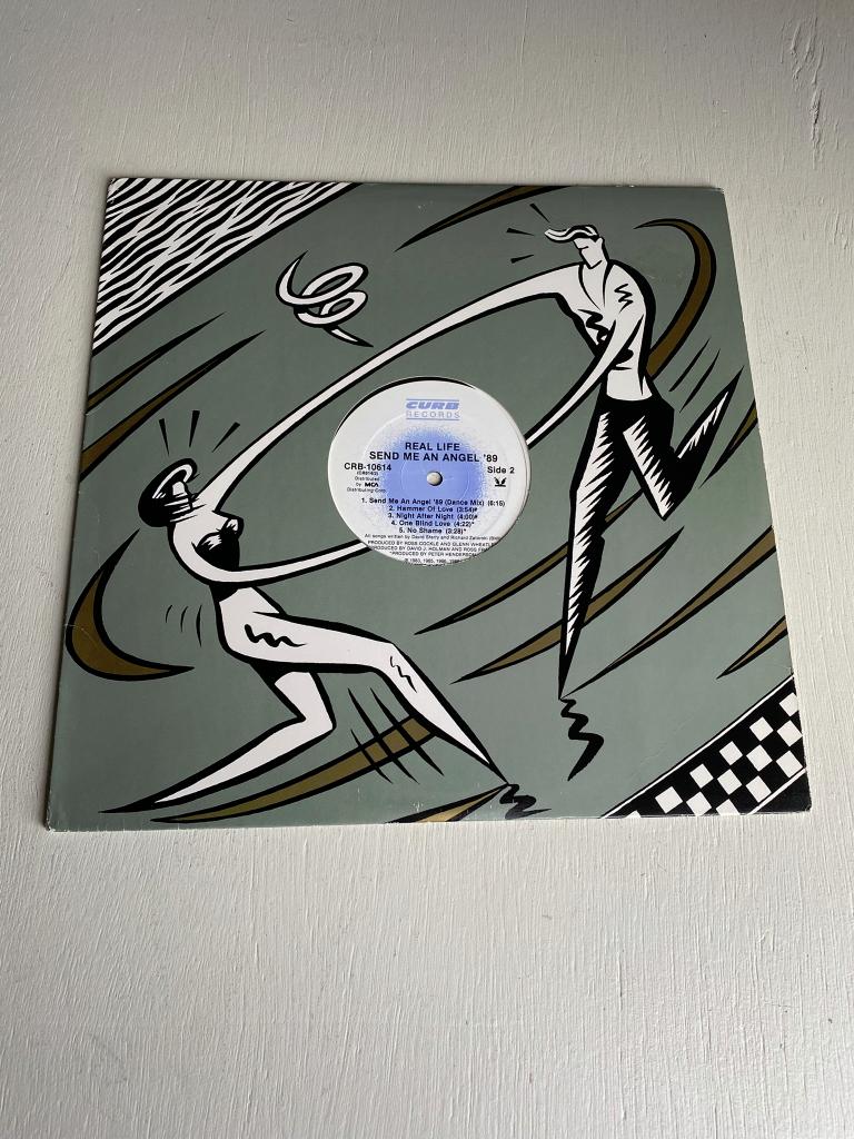 Real Life ‎- Send Me An Angel '89 LP, Inclusief binnenhoes, Ophalen of Verzenden, Zo goed als nieuw, 12 inch