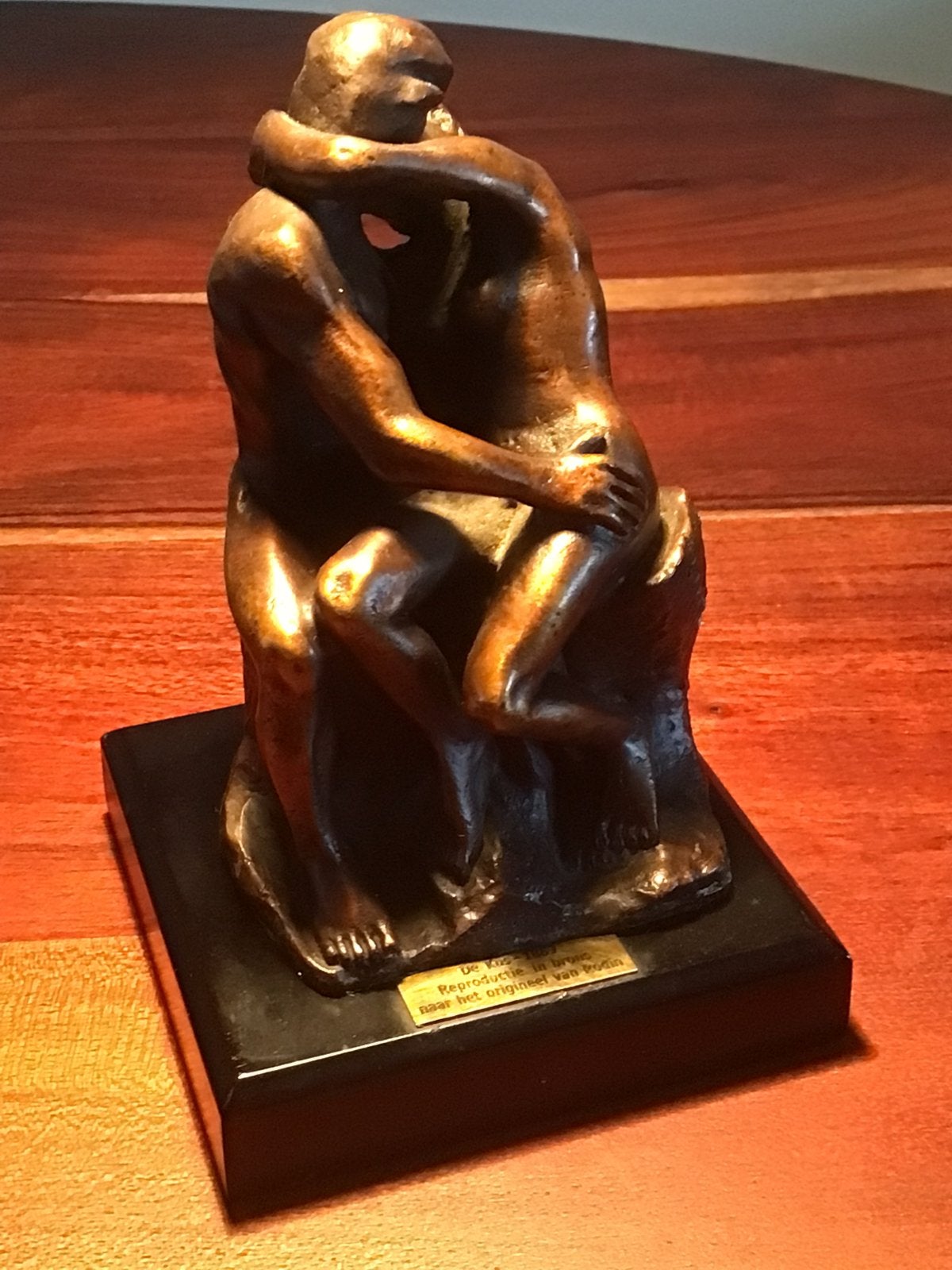De KUS,een reproductie ,VAN RODIN,, Ophalen of Verzenden