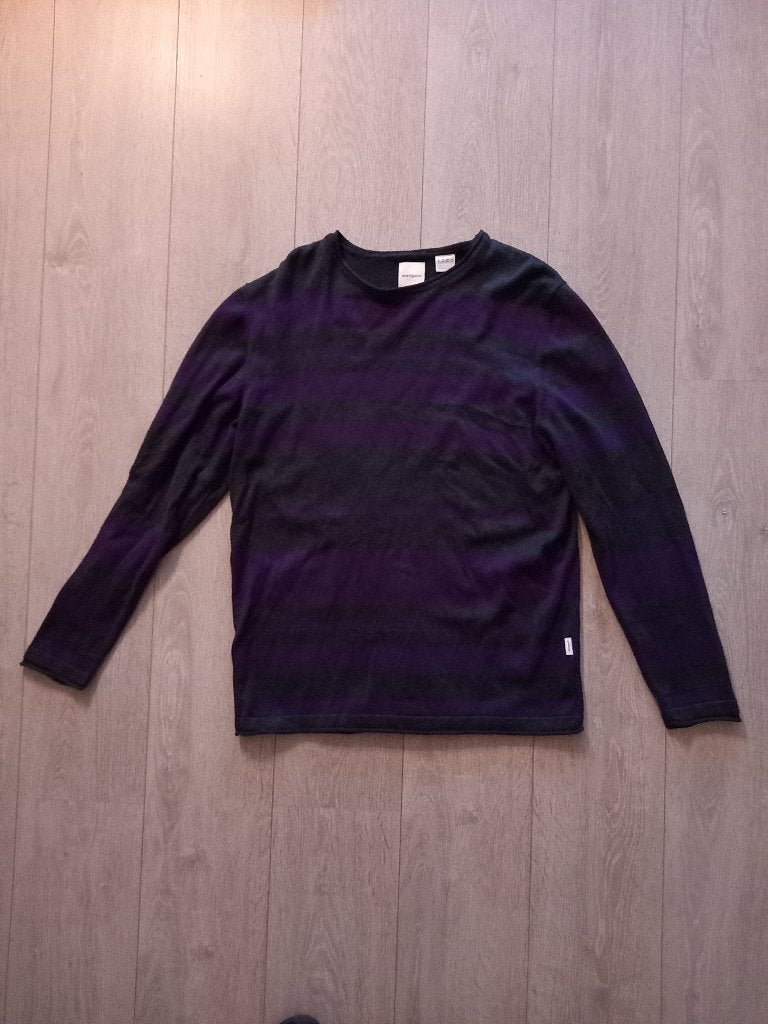 paars grijs gestreepte heren trui van Manguun mt. XXL ., Kleding | Heren, Ophalen of Verzenden, Zo goed als nieuw, Overige maten