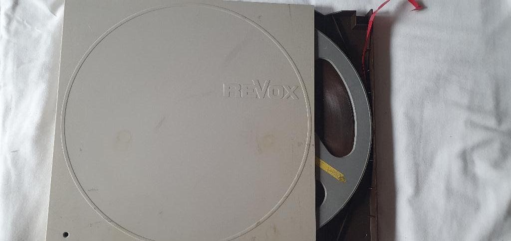 Revox doos origineel, met plastic Scotch spoel + tape, Ophalen of Verzenden, Gebruikt