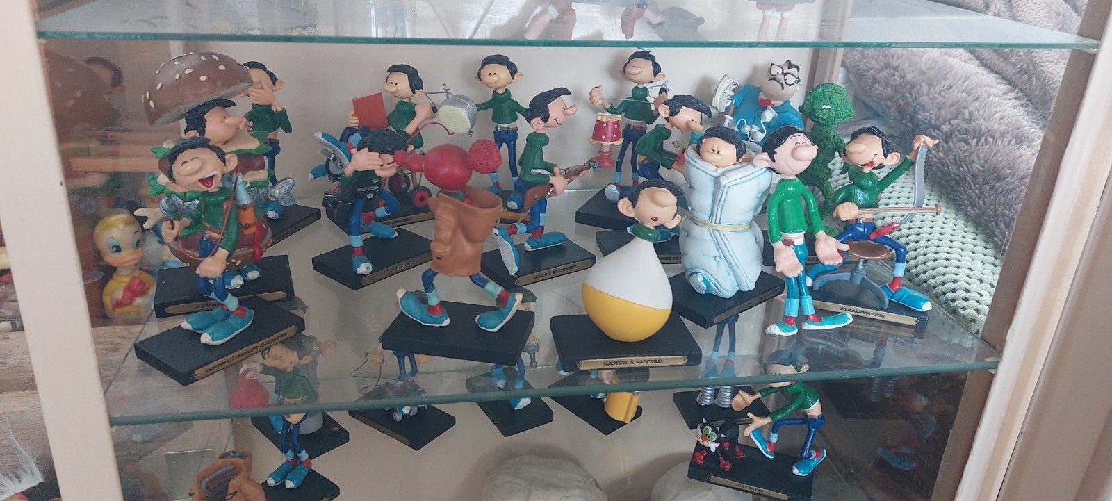 Guust Flater Gaston Lagaffe beeldjes collectie, Ophalen of Verzenden, Zo goed als nieuw