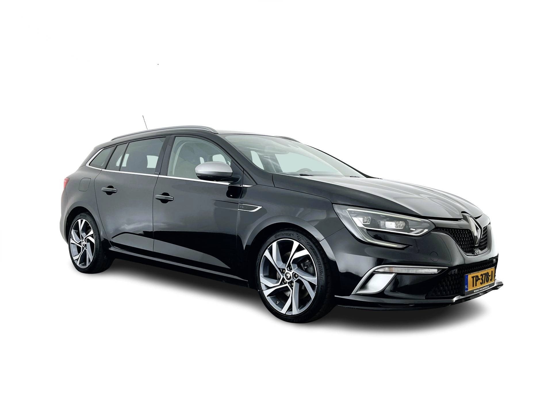 Renault Mégane Estate 1.6 TCe GT Aut. *FULL-LED | NAVI-FULL, Auto's, Gebruikt, 4 cilinders, Zwart, Origineel Nederlands