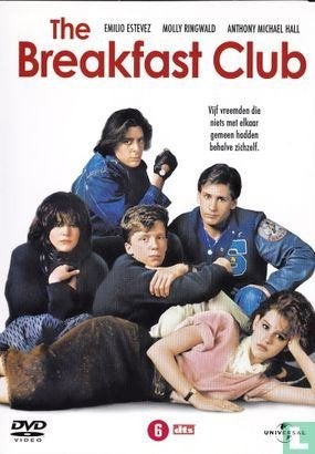 the breakfast club ( sheedy , ringwald , estevez ), Alle leeftijden, Ophalen of Verzenden, Zo goed als nieuw, Romantische komedie