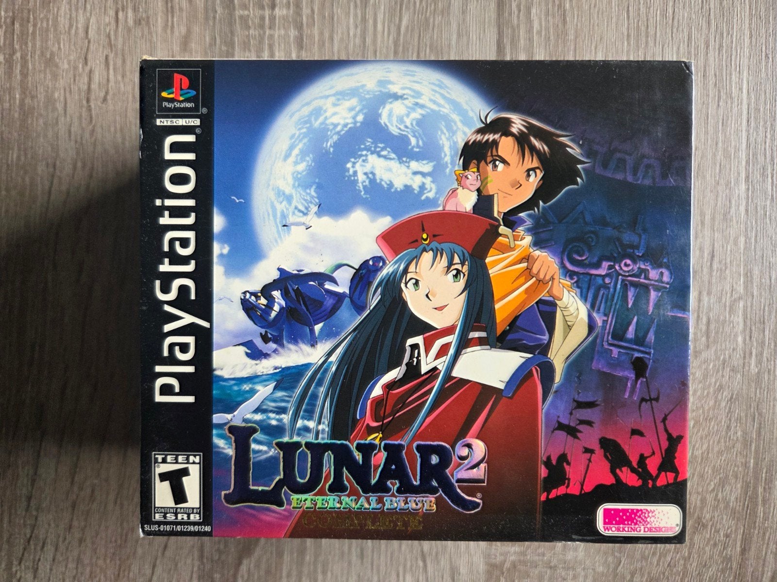 Lunar 2 Eternal Blue Complete ps1 ntsc compleet, Spelcomputers en Games, Games | Sony PlayStation 1, 1 speler, Ophalen of Verzenden