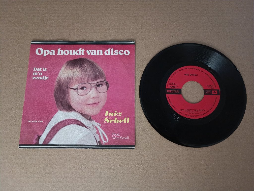Single: Inez Schell - Opa Houd Van Disco (1980) Telstar 3199, Cd's en Dvd's, Vinyl Singles, Verzenden, Gebruikt, Nederlandstalig