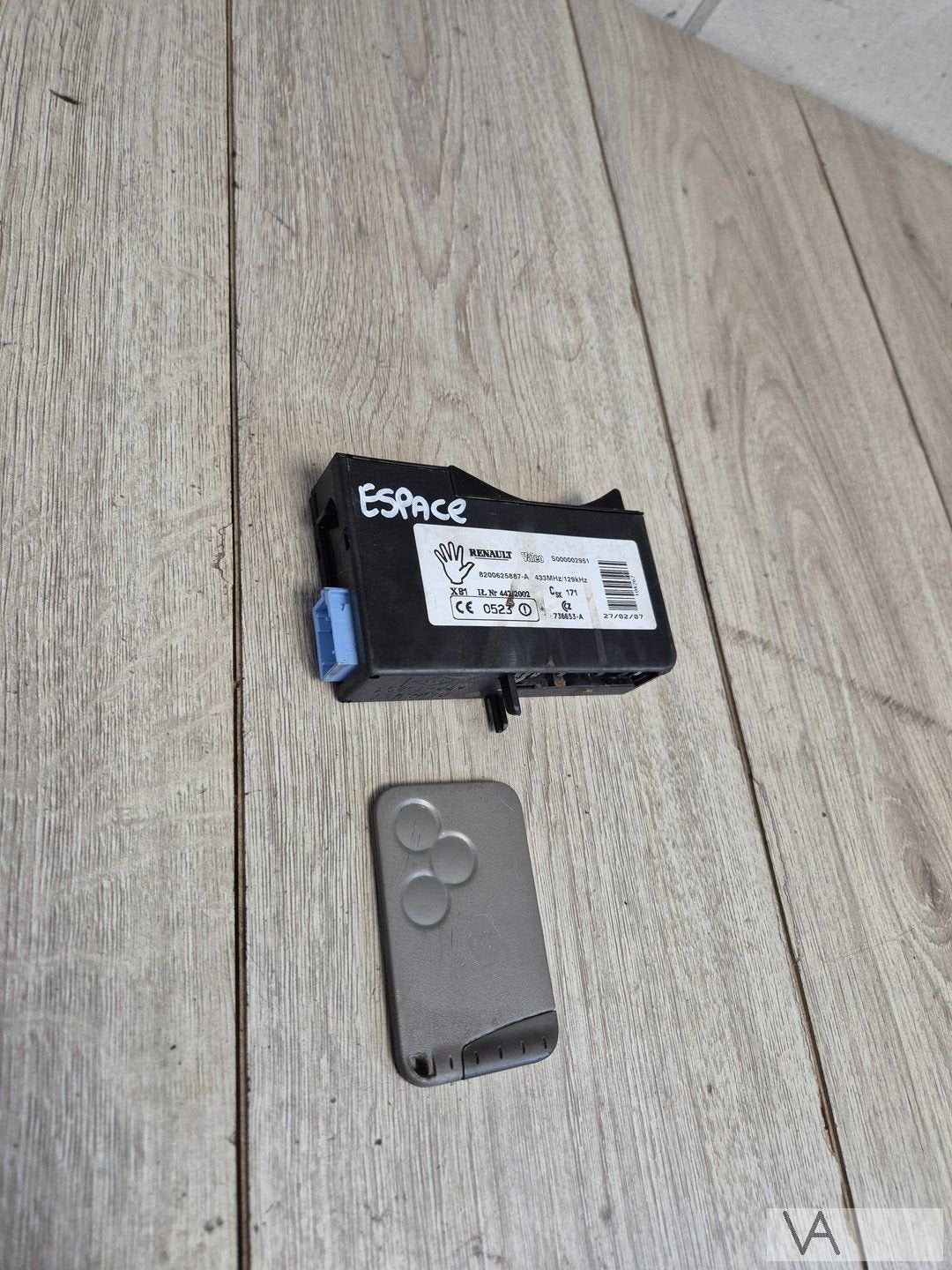 Kaartlezer met sleutel voor Renault Espace 2002 - 2015 €100, Gebruikt, -, Renault, -