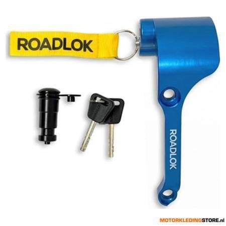 Roadlok XRA-100R 100mm Rechts BMW / HD Schijfremslot, Blauw, Motoren, Ophalen of Verzenden, Nieuw met kaartje
