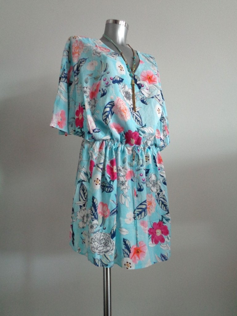 Seafolly tuniek jurk, viscose, maat large, Nieuw met kaartje, Maat 38/40 (M), Blauw, Nieuw, Ophalen of Verzenden