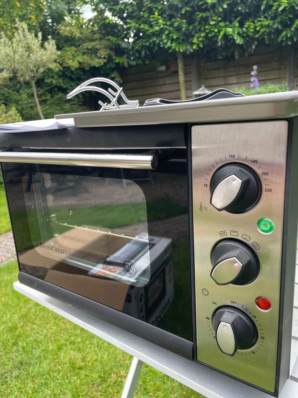 SilverCrest Mini Oven - Nieuw in doos, Ophalen, Minder dan 45 cm, Hete lucht, Mini-oven