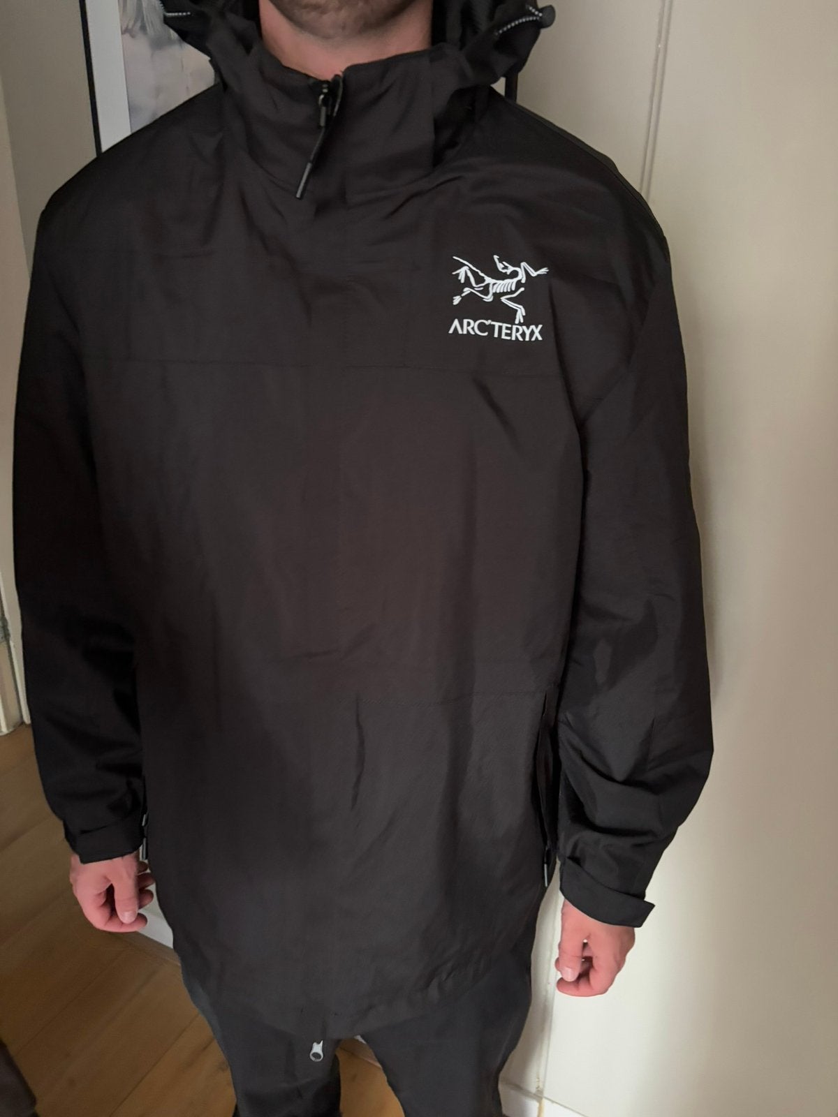 Arcteryx zwarte parka jas, Ophalen of Verzenden, Zo goed als nieuw, Maat 56/58 (XL), Zwart