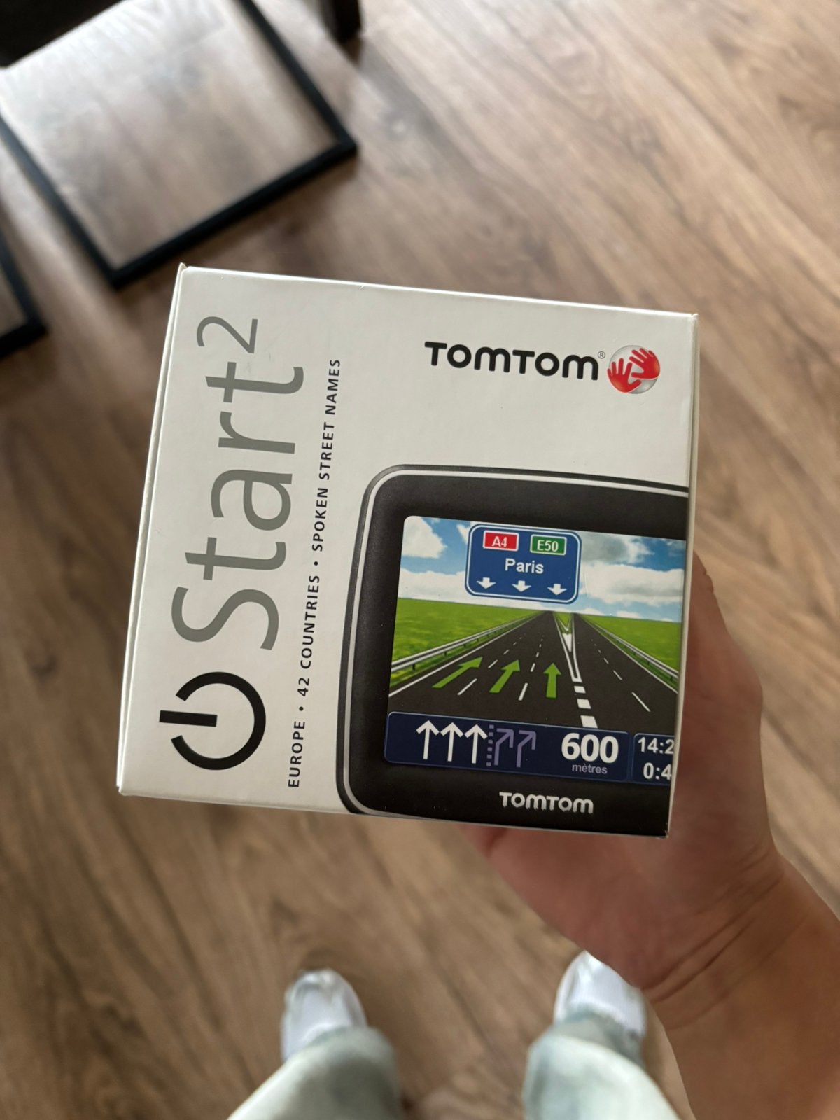 TomTom Start² Europa navigatiesysteem – compleet in doos, Ophalen of Verzenden, Gebruikt
