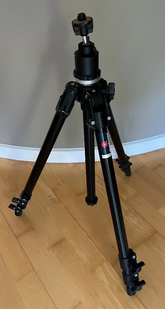 Manfrotto fototoestel-statief    66,5 cm - 145 cm - 185 cm, Zo goed als nieuw, 175 cm of meer, Flexibele poten, Manfrotto