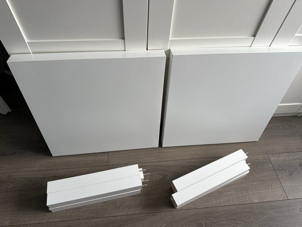 IKEA LACK bijzettafel wit, Huis en Inrichting, Tafels | Bijzettafels, Ophalen, Zo goed als nieuw, Vierkant, 45 tot 60 cm