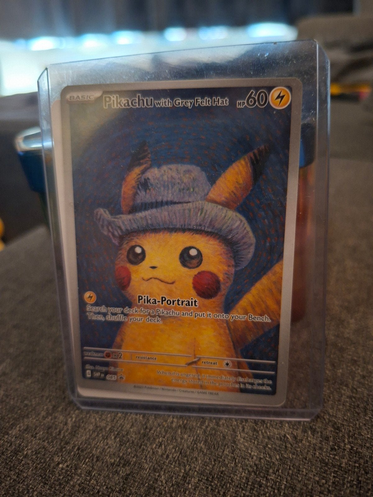 Pikachu van Gogh pokemon kaart, Ophalen, Nieuw, Losse kaart