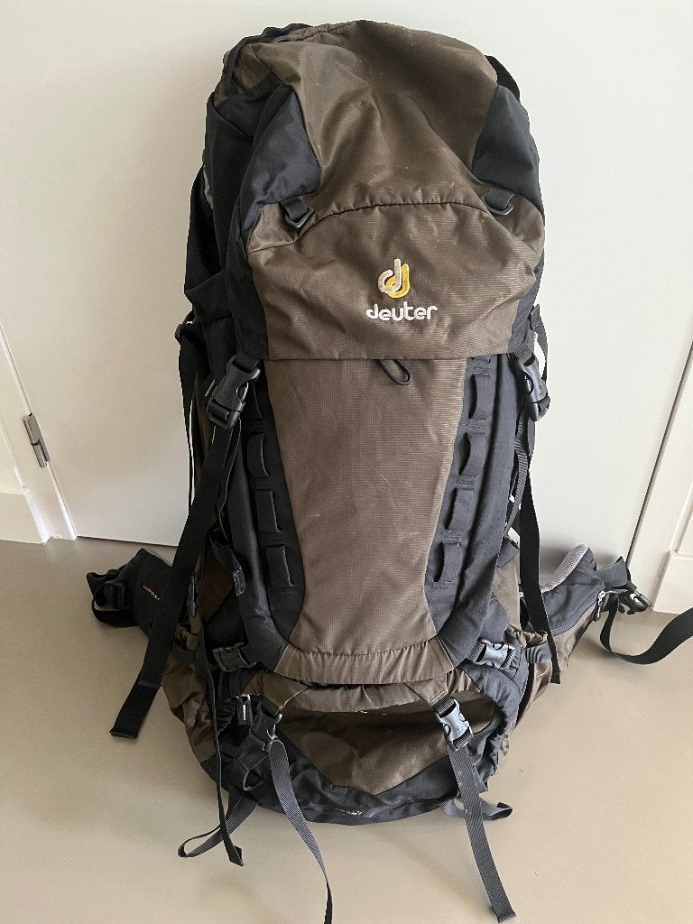 Deuter Aircontact 75 + 10 Trekkingrugzak, Overige merken, 40 cm of meer, Ophalen of Verzenden, Zo goed als nieuw