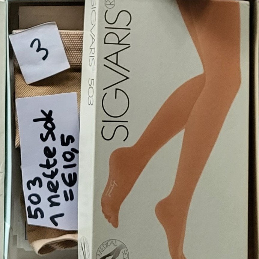 1Sigvaris Therapeutische Elastische Kous Steunkous Brace n 3, Diversen, Ophalen of Verzenden, Nieuw