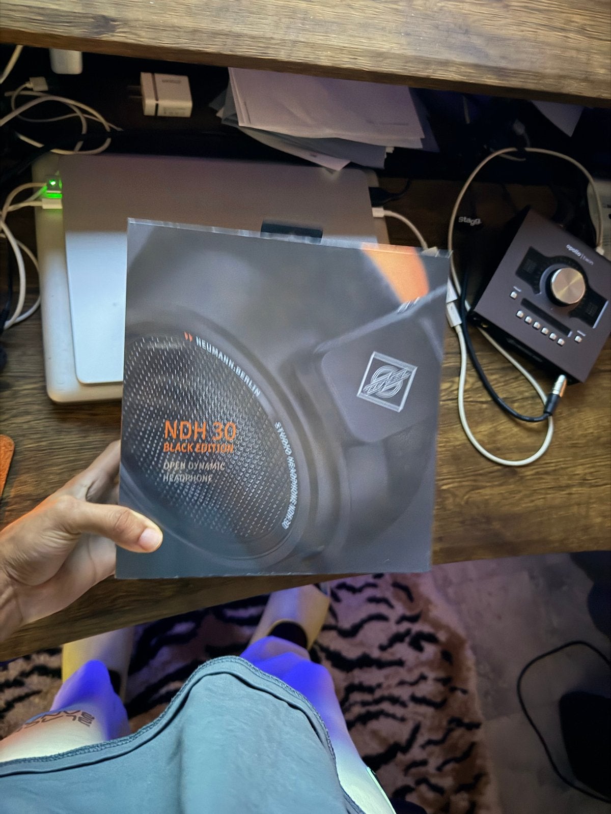 Neumann NDH 30 Black Edition Open Dynamic Hoofdtelefoon, Overige merken, Ophalen of Verzenden, Zo goed als nieuw, Handleiding