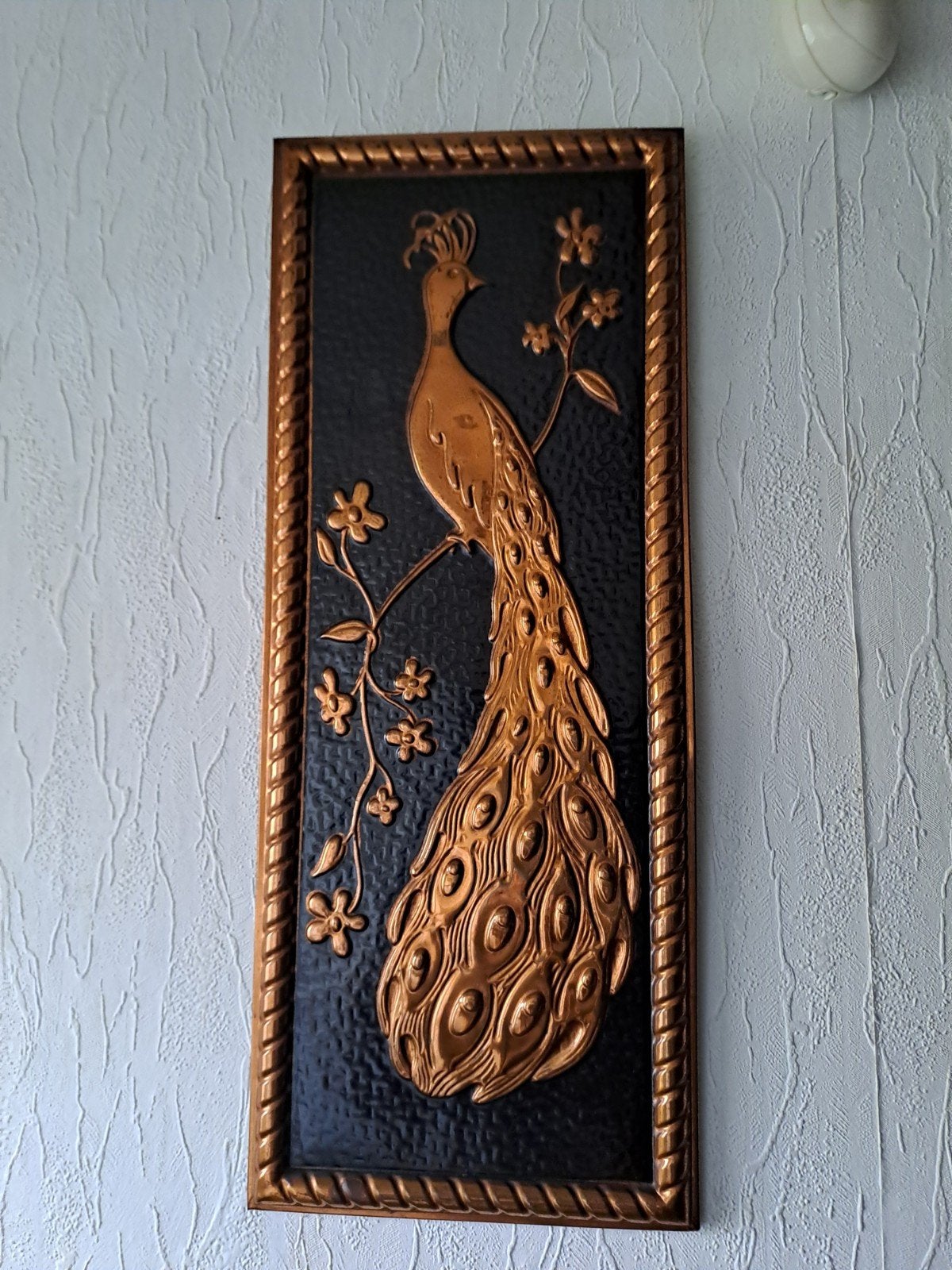 Schilderij met Pauw, Ophalen