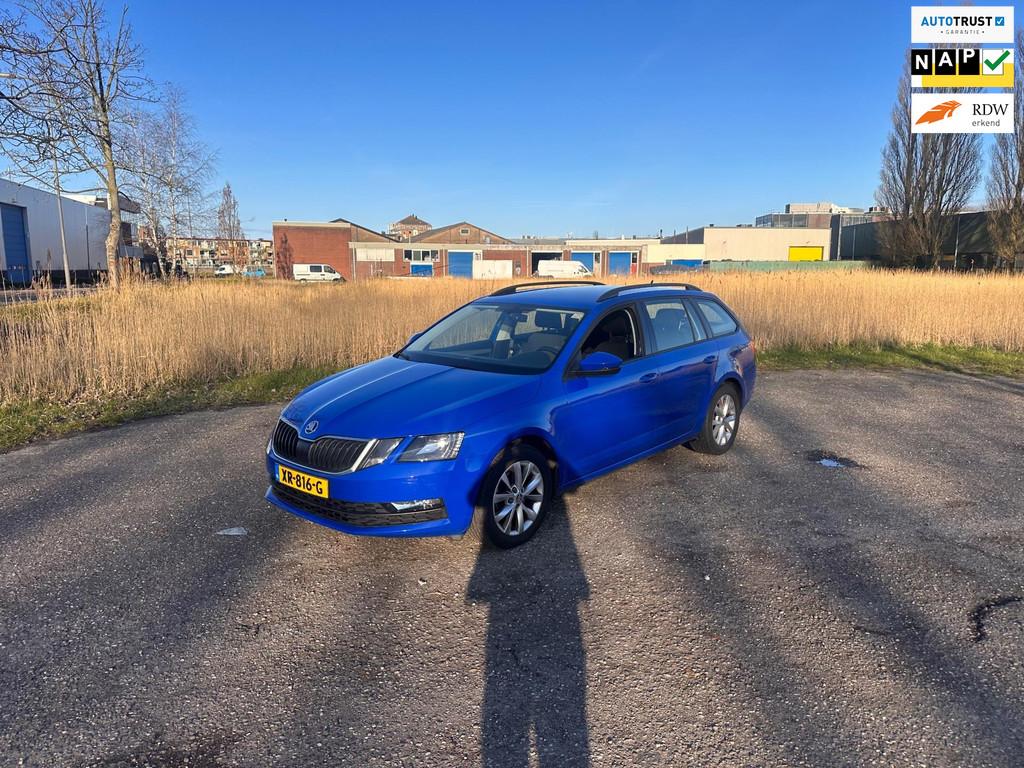 Skoda Octavia Combi 1.0 TSI Greentech Ambition Business Navi, Gebruikt, Euro 6, Blauw, 116 pk