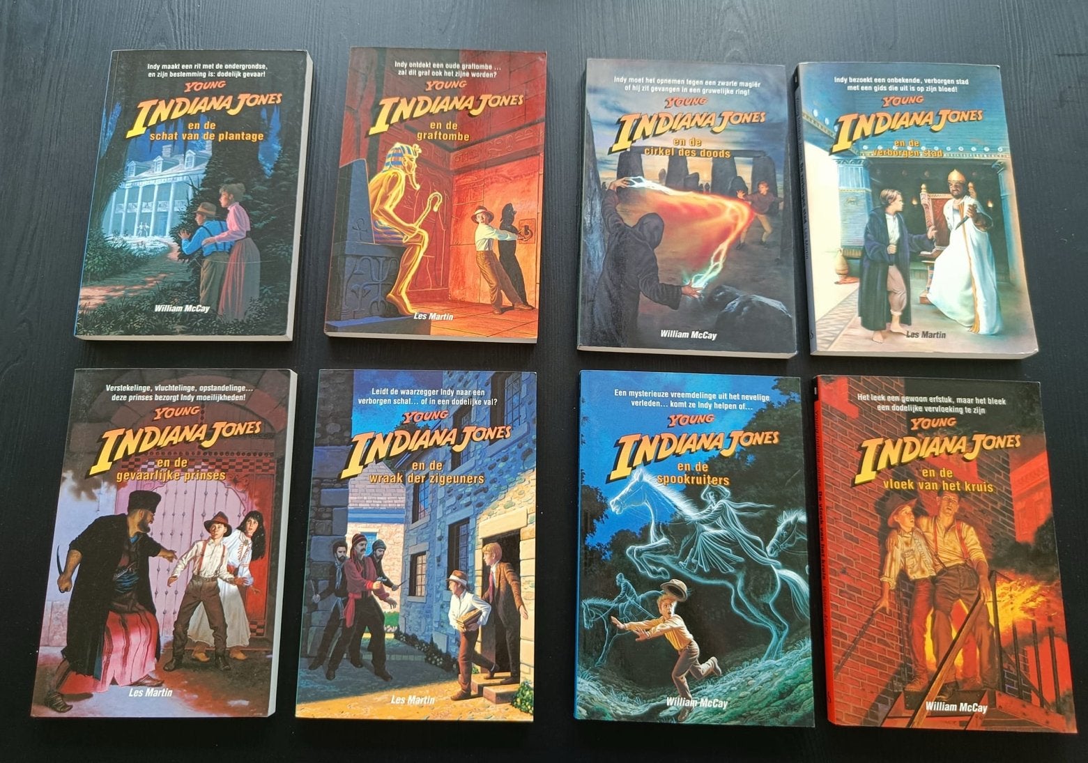 Young Indiana Jones Boekenreeks - Complete Set (8 delen), Verzenden, Gelezen