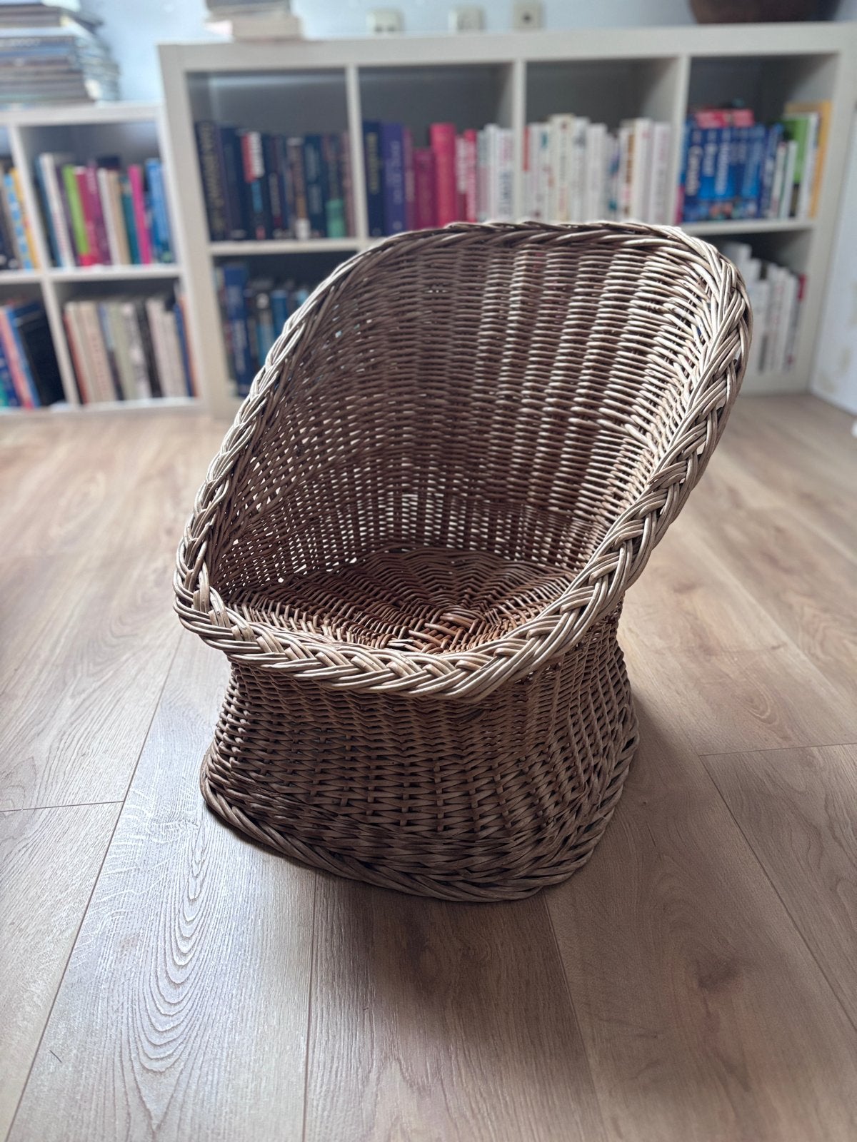 Leuke rieten kinderstoel, Ophalen, Gebruikt, Overige kleuren, Riet of Rotan