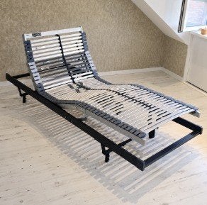 Bossflex lattenbodem 90x220cm verstelbaar, Ophalen, 90 cm, Eenpersoons, Hout