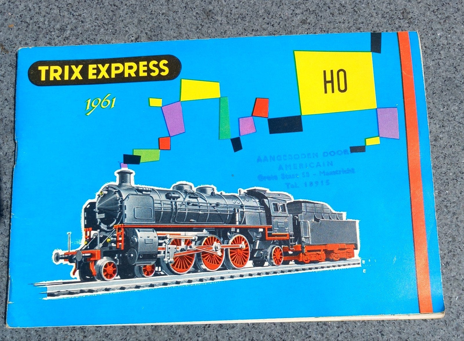 vintage Trix express catalogus 1961, Ophalen, Gebruikt, Trein, Boek of Tijdschrift