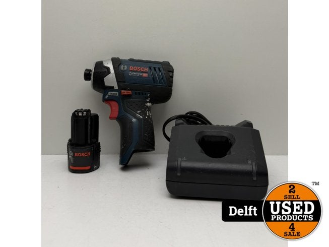 Bosch GDR12 V-105 + 12v 2.0AH Accu + Lader | Met Garantie, Doe-het-zelf en Verbouw, Bosch, Zo goed als nieuw, Support@bosch.com