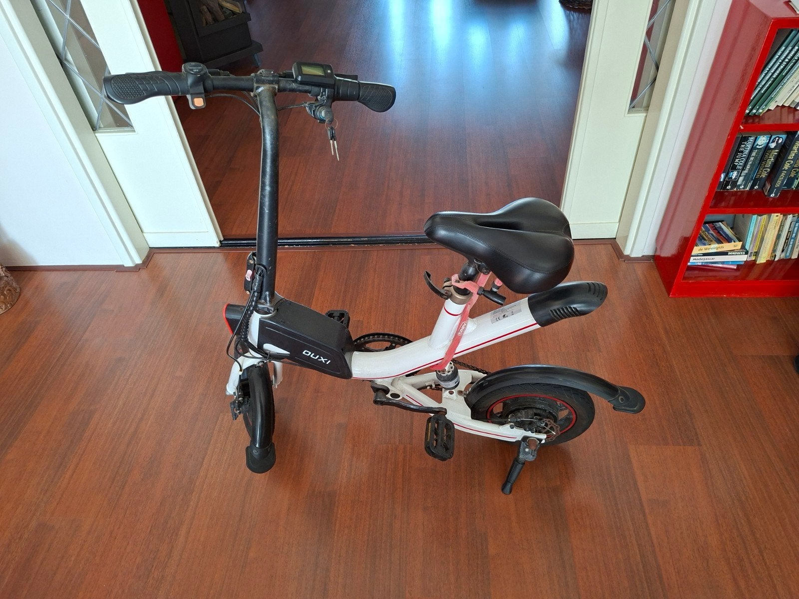 Opvouwbare elektrische fiets - OUXI V1 E-bike, Gebruikt, Minder dan 47 cm, 30 tot 50 km per accu, Ophalen