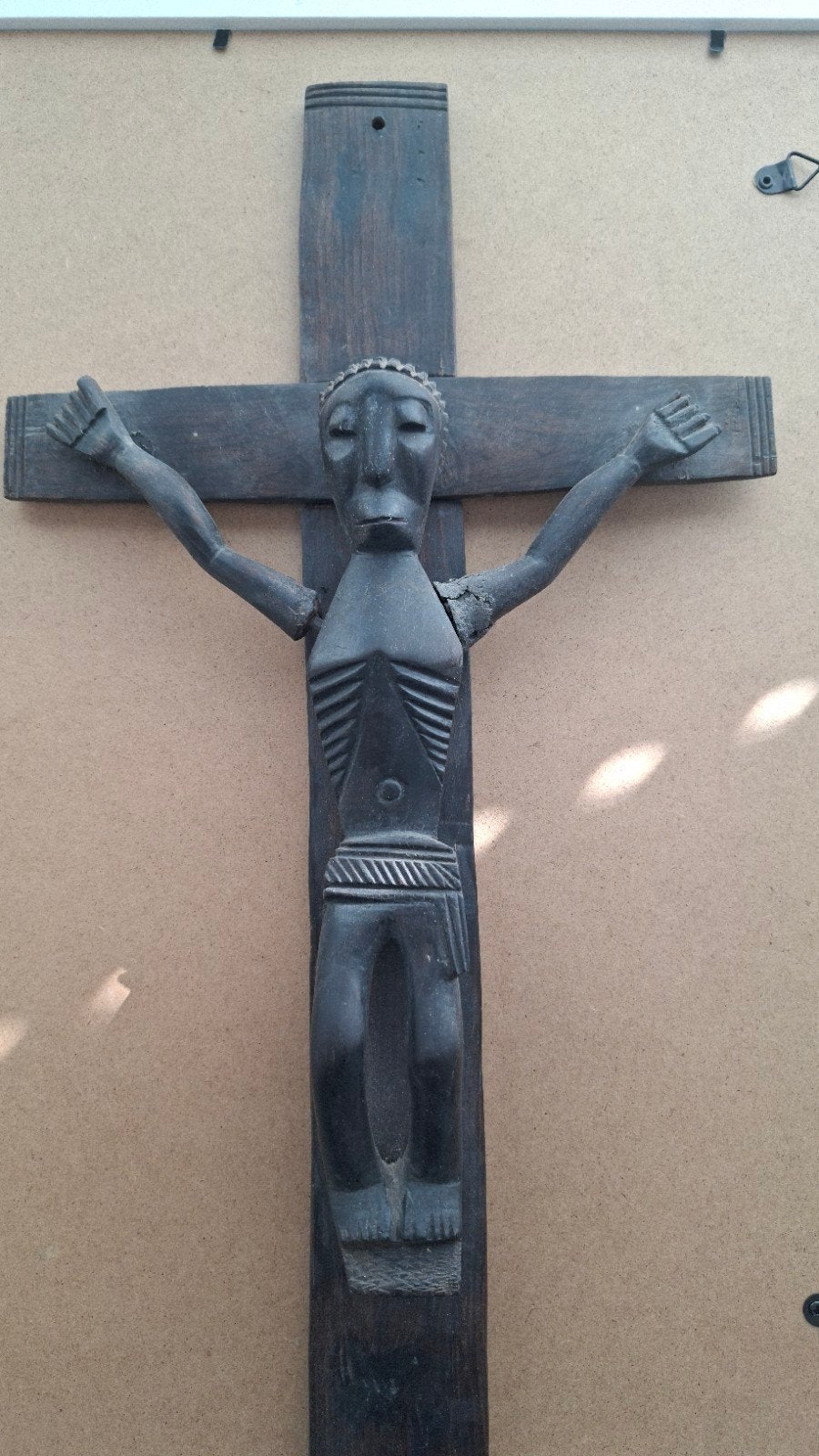 Antiek Afrikaans Kongo Crucifix - Nkangi Kiditu, Verzenden