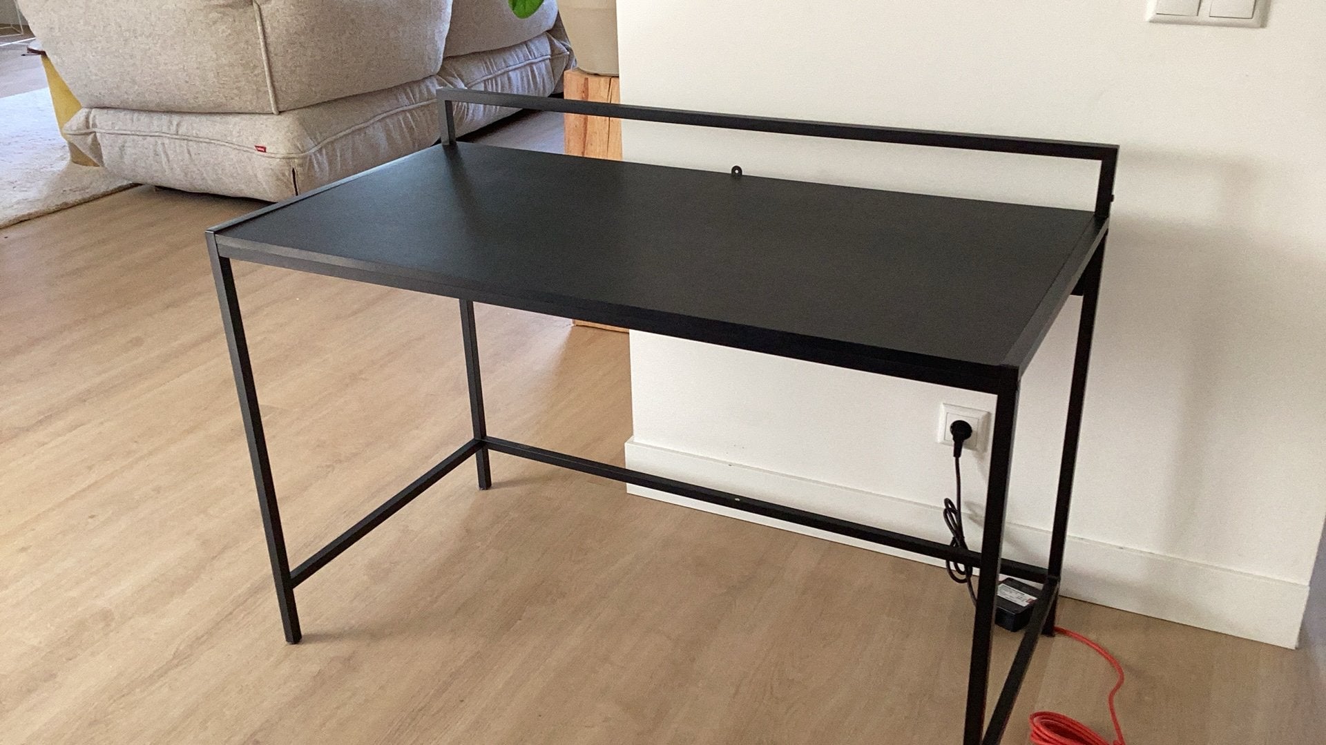 Leuk zwart bureau, Ophalen, Zwart, Gebruikt, 120 cm