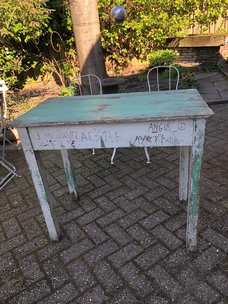 Franse tafel/brocante tafel/tafel, Ophalen of Verzenden