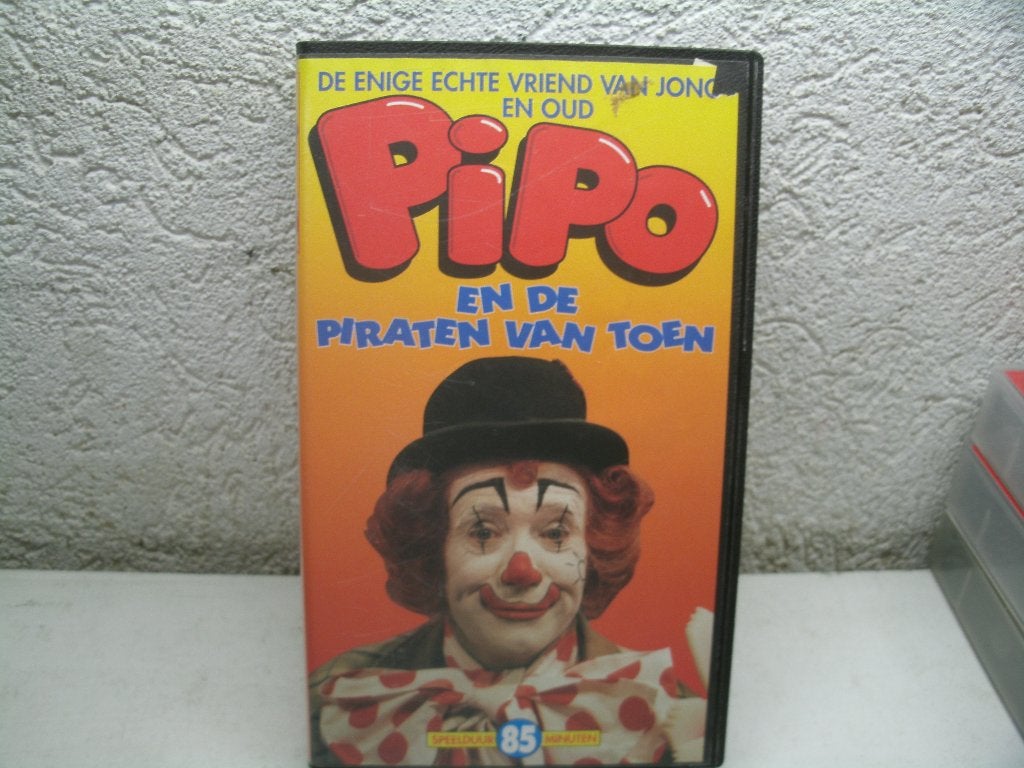 vhs 174a pipo en de piraten van toen, Cd's en Dvd's, Ophalen of Verzenden, VHS