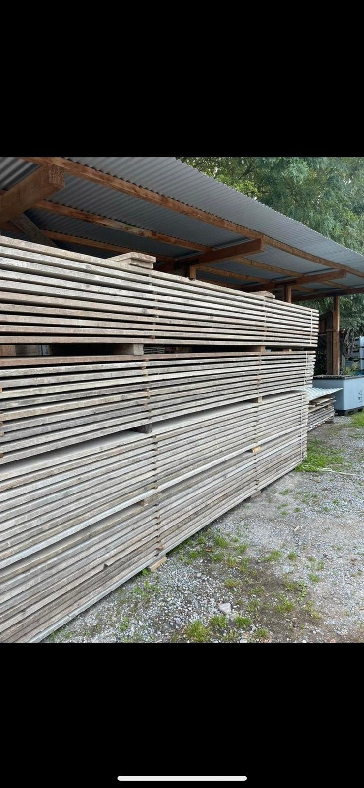 100 gebruikte steigerplanken, Tuin en Terras, Ophalen, 1 tot 2 meter, 6 meter of meer, Zo goed als nieuw
