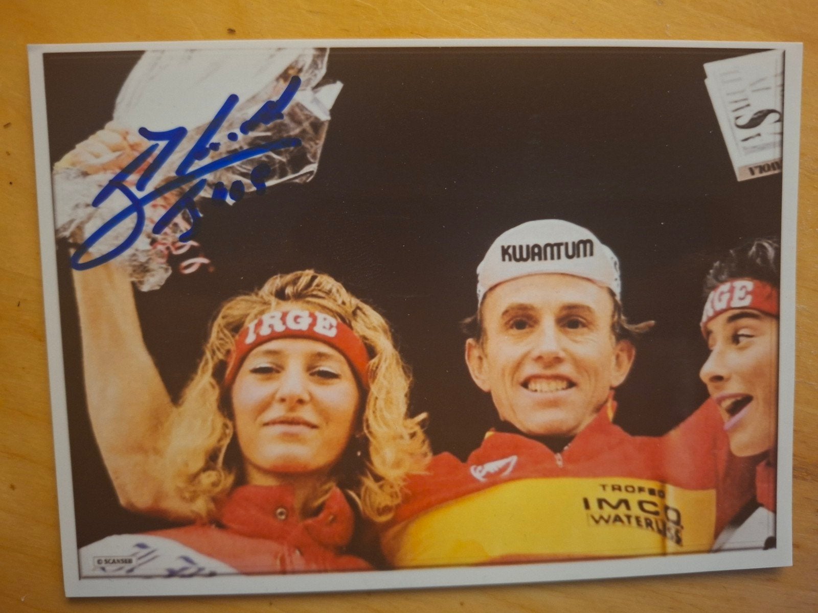 Gesigneerde foto Joop Zoetemelk, Verzamelen, Ophalen of Verzenden, 1980 tot heden, Zo goed als nieuw, Overige onderwerpen