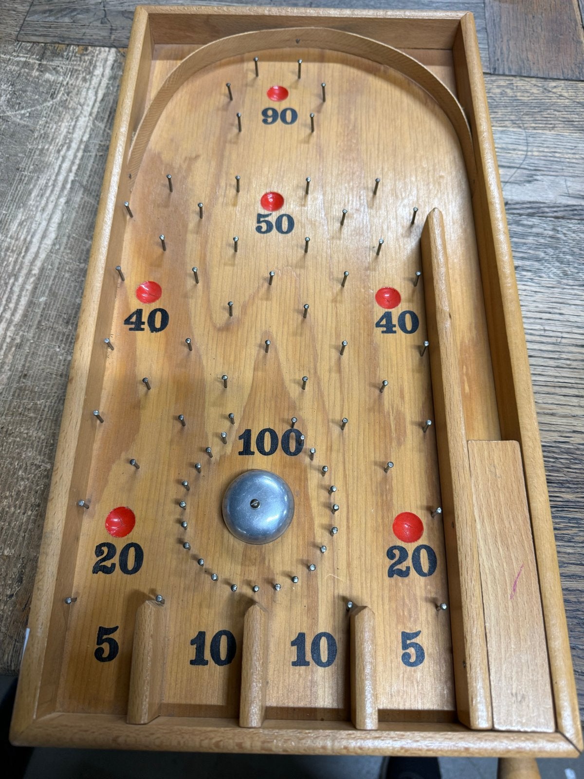 Oude houten knikkerbaan in goede staat, Ophalen of Verzenden