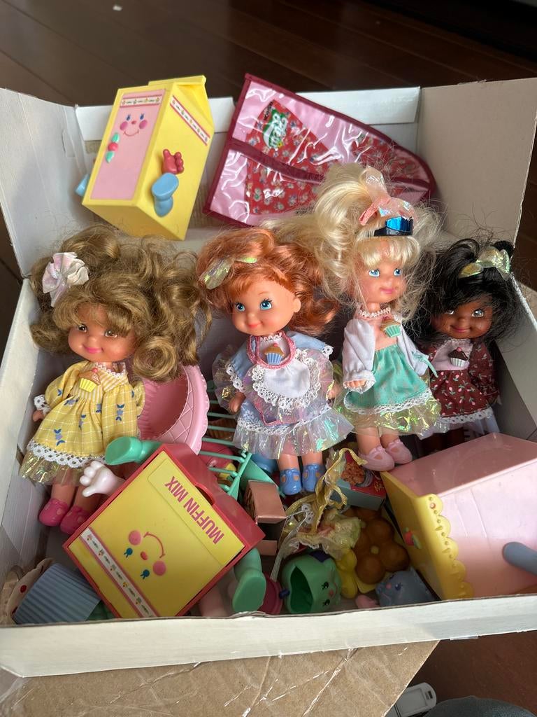 Vintage Mattel popjes 1988 - Barbie familie / Kelly type, Ophalen of Verzenden, Gebruikt, Overige typen