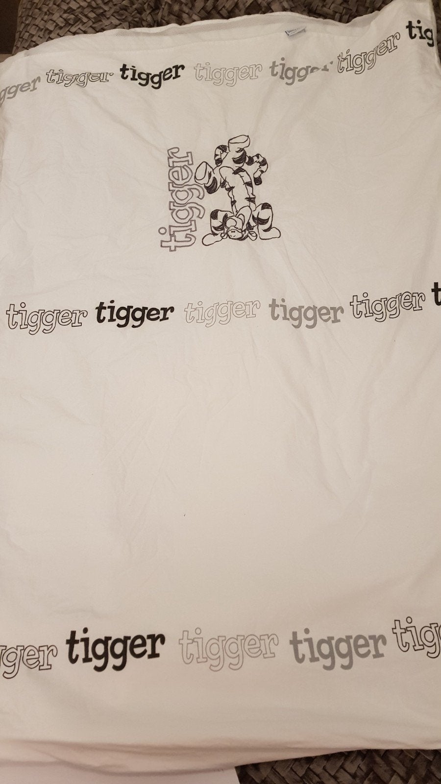 Disney Tijgertje dekbedovertrek 120x86cm met kussensloop, Overige merken, Jongetje of Meisje, Wit, Dekbedovertrek