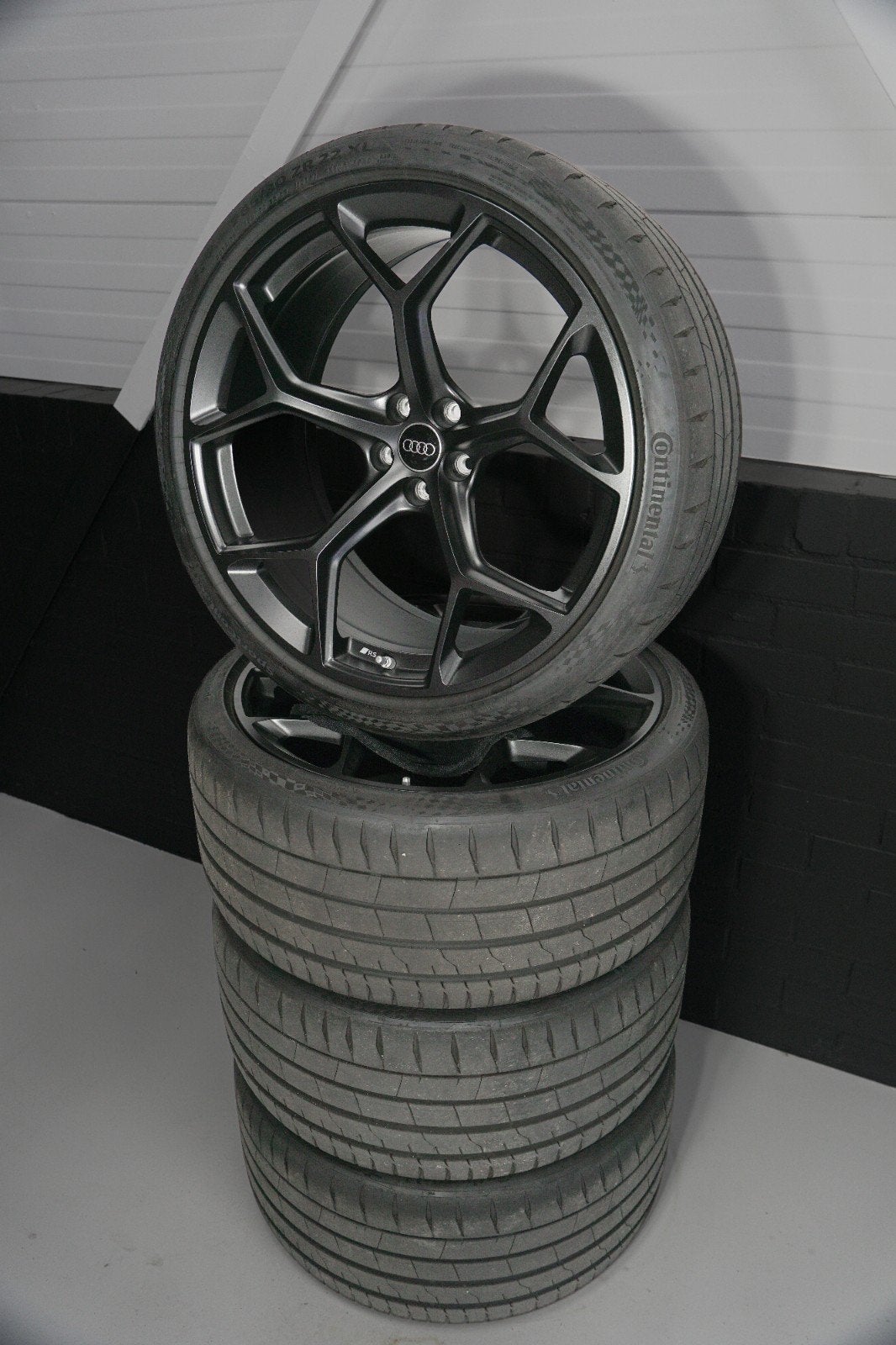 Velgenset Audi RS6 Performance antraciet OEM, Auto-onderdelen, Banden en Velgen, Ophalen, 285 mm, Banden en Velgen, Nieuw