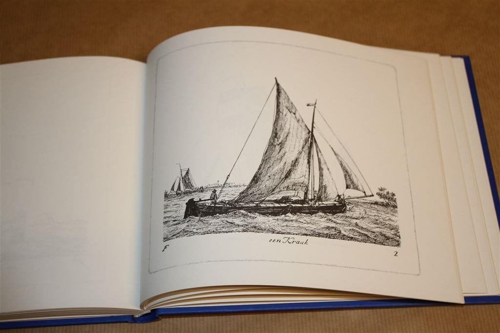 Verzameling 84 Hollandse schepen. Getekend en in koper., Verzenden, N.v.t., N.v.t., Zo goed als nieuw