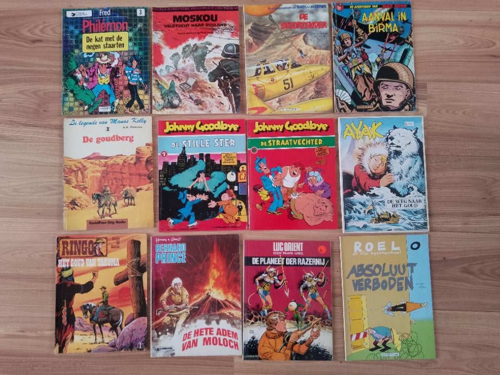 Te koop 12 stripboeken, Boeken, Stripboeken, Eén stripboek, Ophalen of Verzenden, Zo goed als nieuw