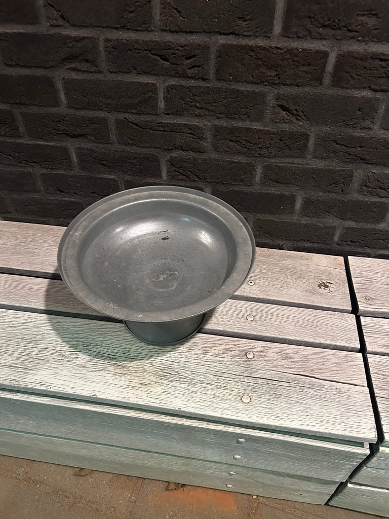 fruitschaal, Overige materialen, Gebruikt, Schaal, Rond